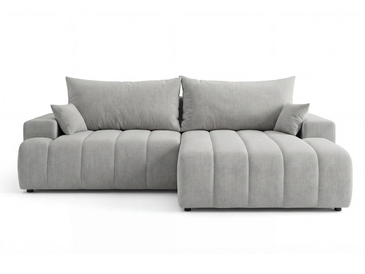 ECKSOFA Caleo Grau Rechts - Grau, Holz/Textil (270/170cm) - Graingold
