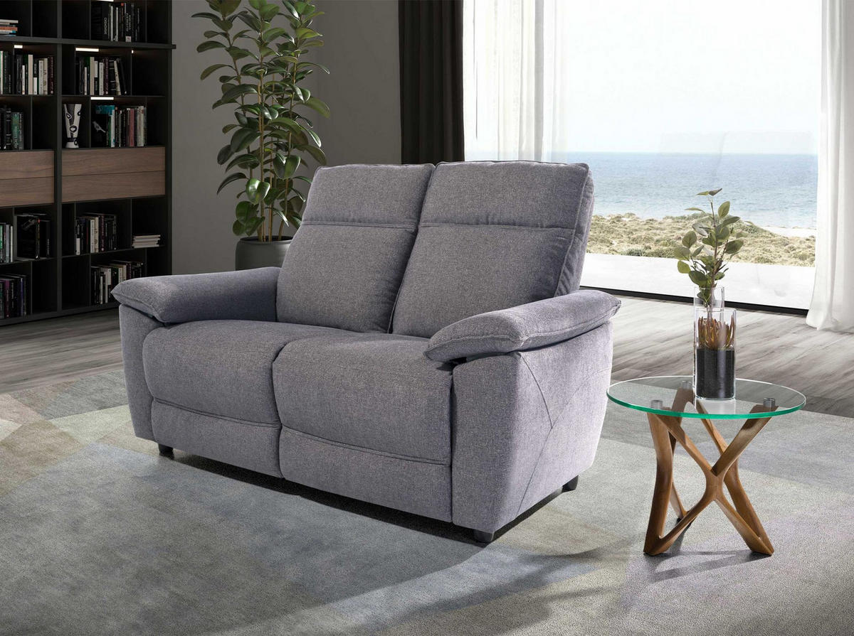 BEISTELLTISCH rund Glas | Walnuss 50/50/41 cm - Transparent/Walnussfarben, Glas (50/50/41cm) - ANGEL CERDA