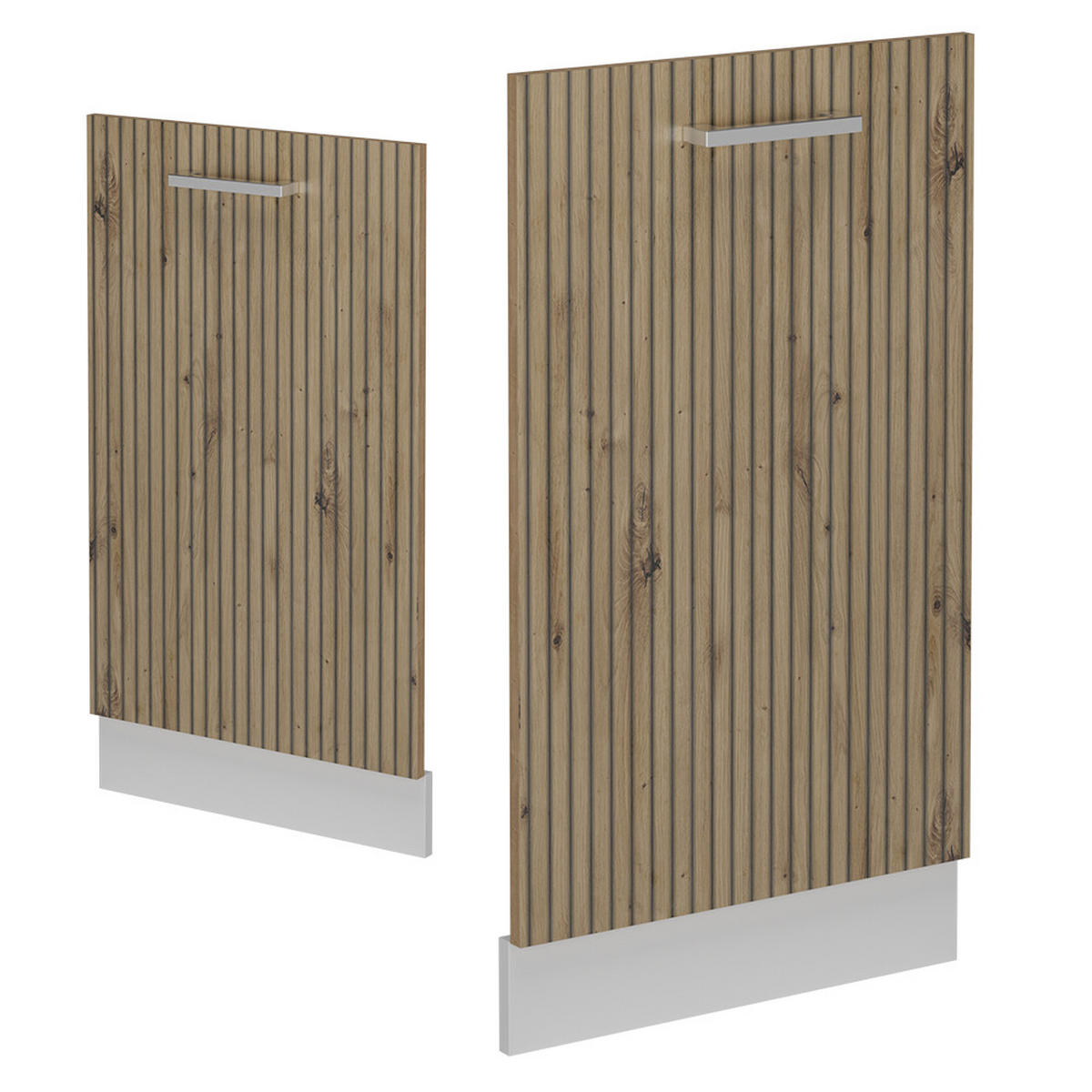 GESCHIRRSPÜLBLENDE R-Line Artisan-Eiche 45 cm ohne Arbeitsplatte - Weiß/Eiche Artisan, Holzwerkstoff (45/81.8/1.6cm) - Vicco