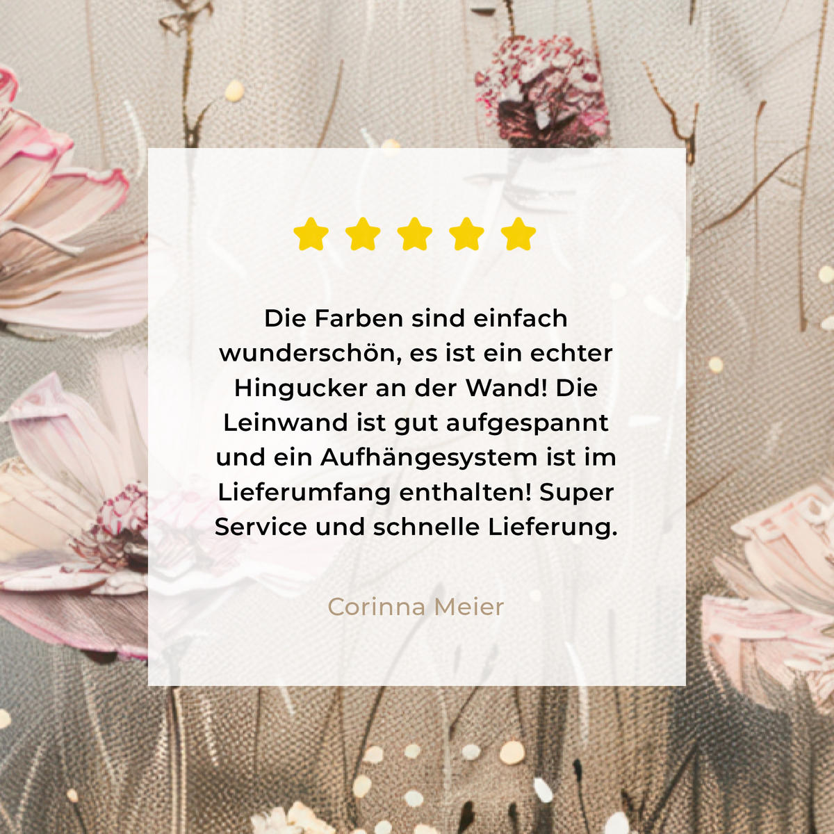 LEINWANDBILD Blumen - Rosa - Modern - Beige 20x30 cm - Beige, Textil (20/30cm) - MuchoWow