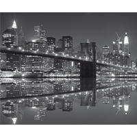 FOTOTAPETE New York 375 x 270 cm - Grau, Papier (375/270cm) - Sanders & Sanders