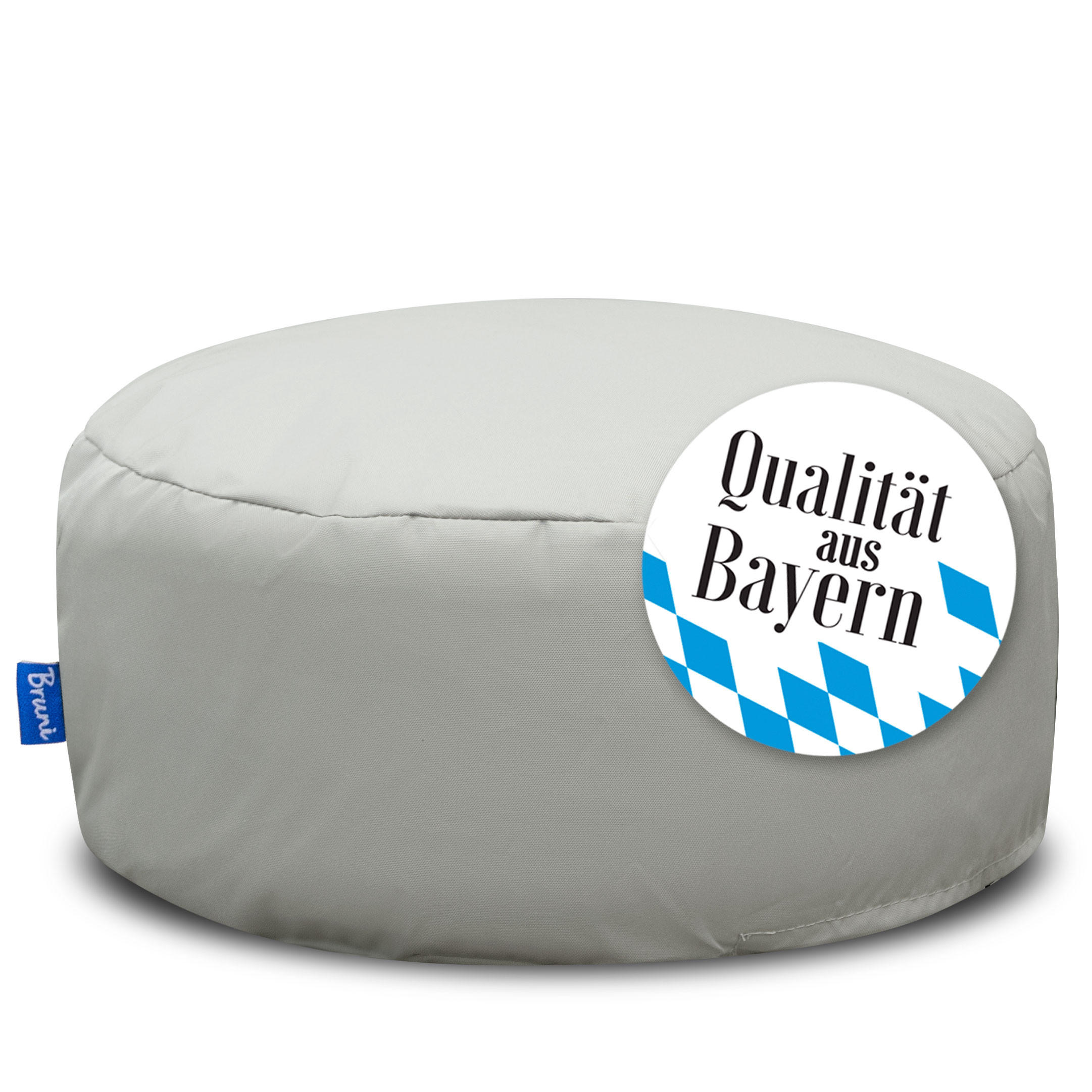 POUF M felsgrau - Dunkelgrau/Grau, Textil (500/200/500cm) - Bruni
