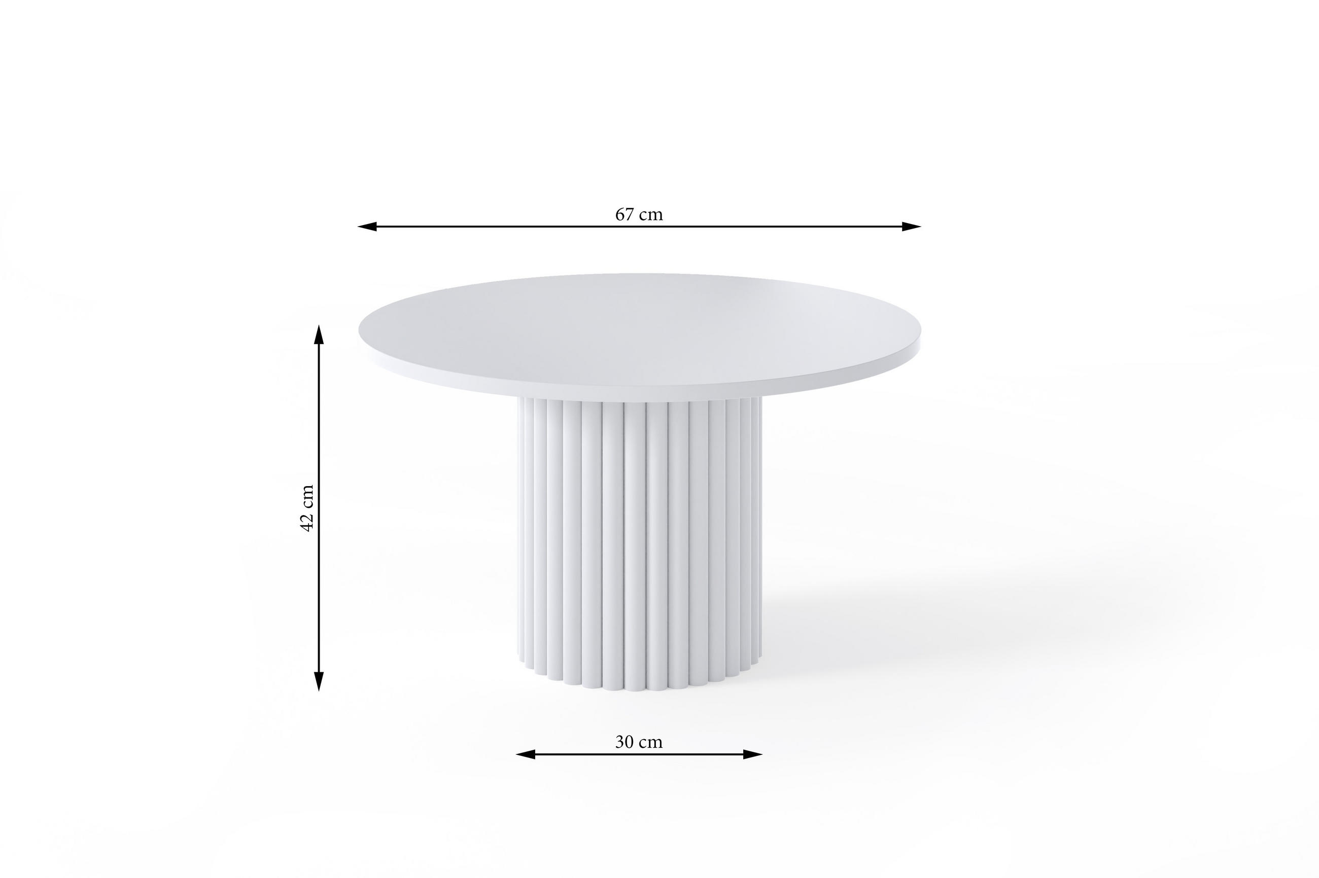 Thumbnail - Bettso Couchtisch, Kaschmir, Holzwerkstoff, 67x42x67 cm, Wohnzimmer, Wohnzimmertische, Couchtische