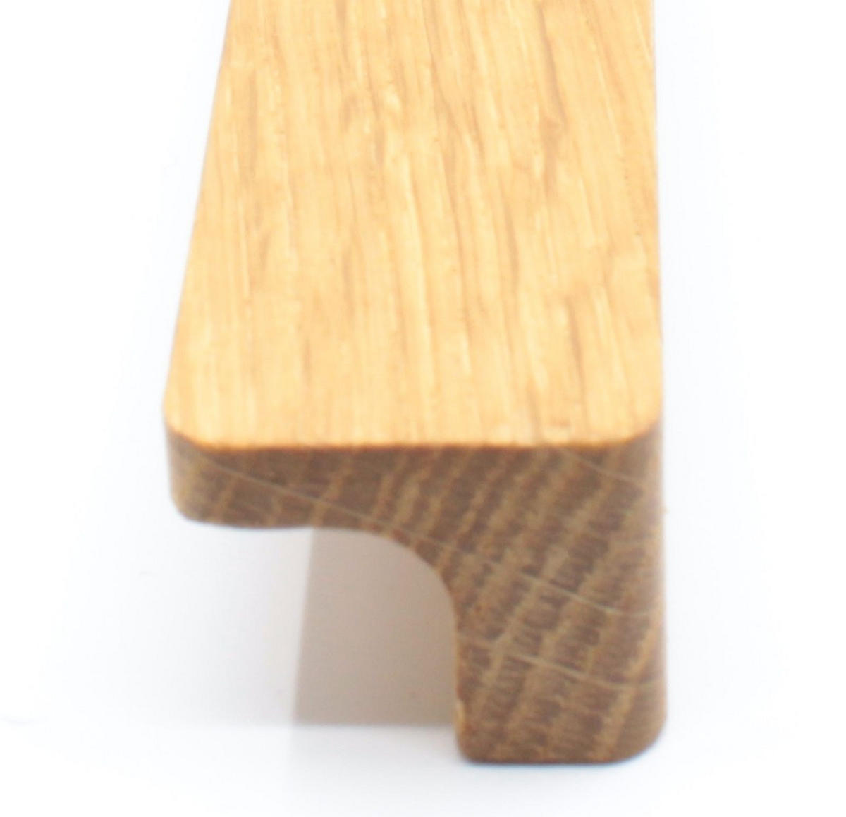 MÖBELGRIFF BA 550mm Griffleiste natur Eiche massiv Griffe Möbel Küchengriff - Eichefarben, Holz (2.5/2/57.2cm)