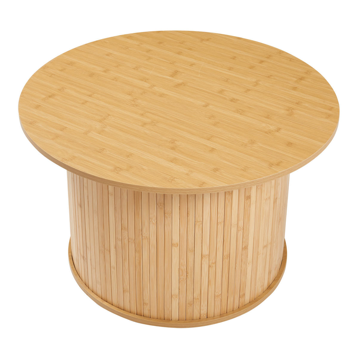 COUCHTISCH Ledepid 48/80 cm - Naturfarben, Holz/Holzwerkstoff (80/80/48cm) - [en.casa]