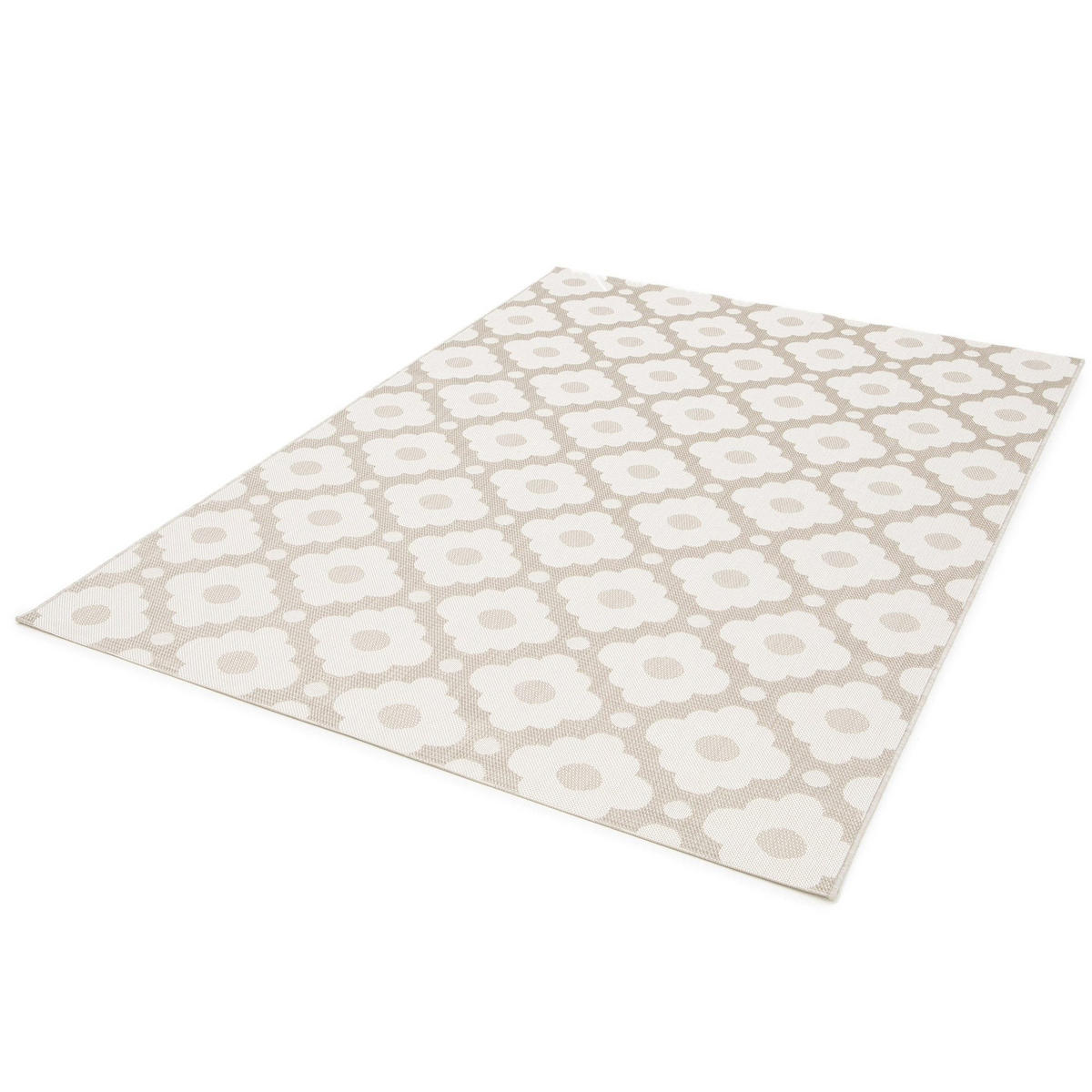 DESIGN Teppich für Innen und Außen beige - Beige, Textil (160/230cm) - AFK Living