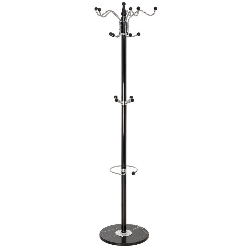 Wanderlust Garderobe Schwarz 36x175x36 cm