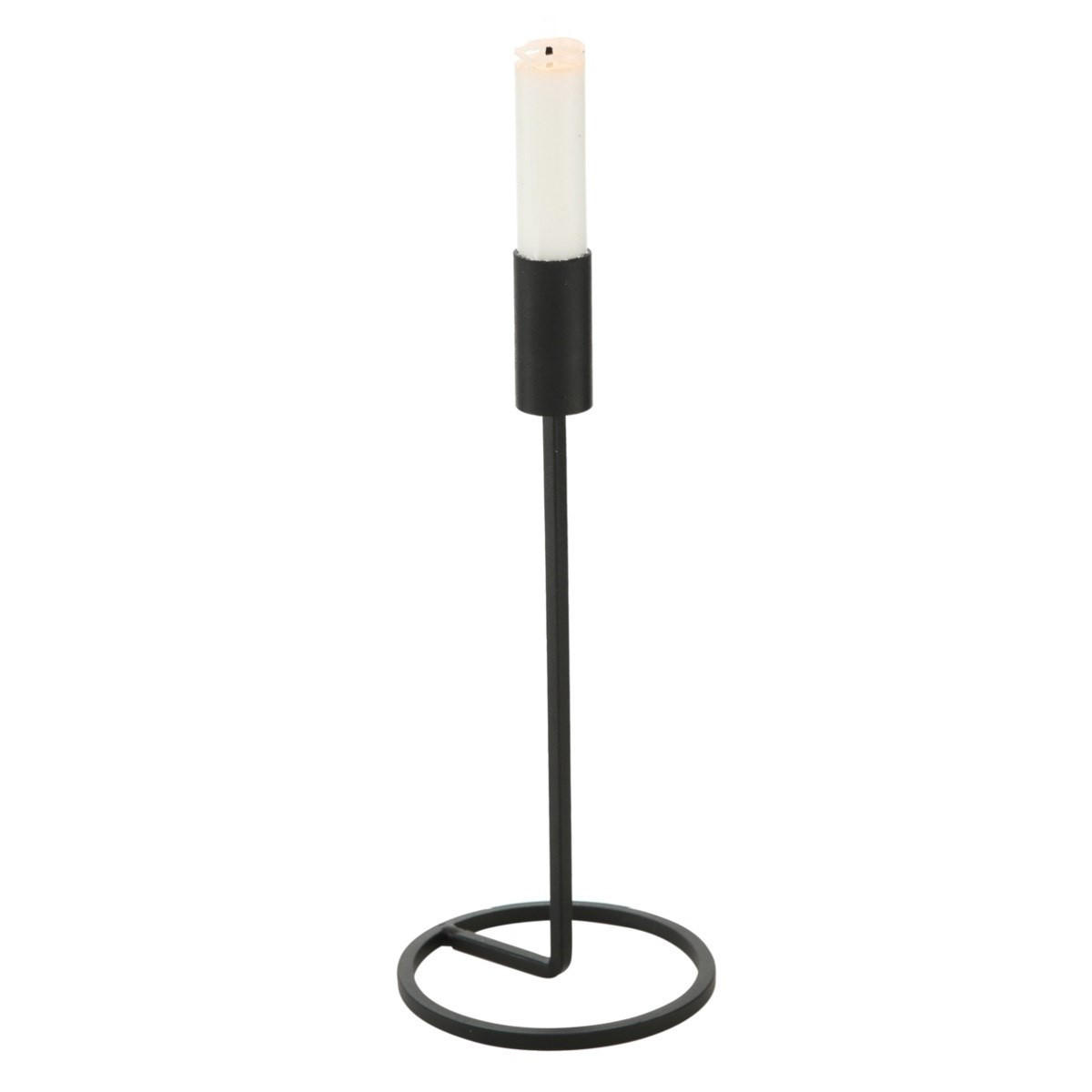 KERZENSTÄNDER aus Metall Fio - Schwarz, Metall (11/32/11cm) - Boltze Home