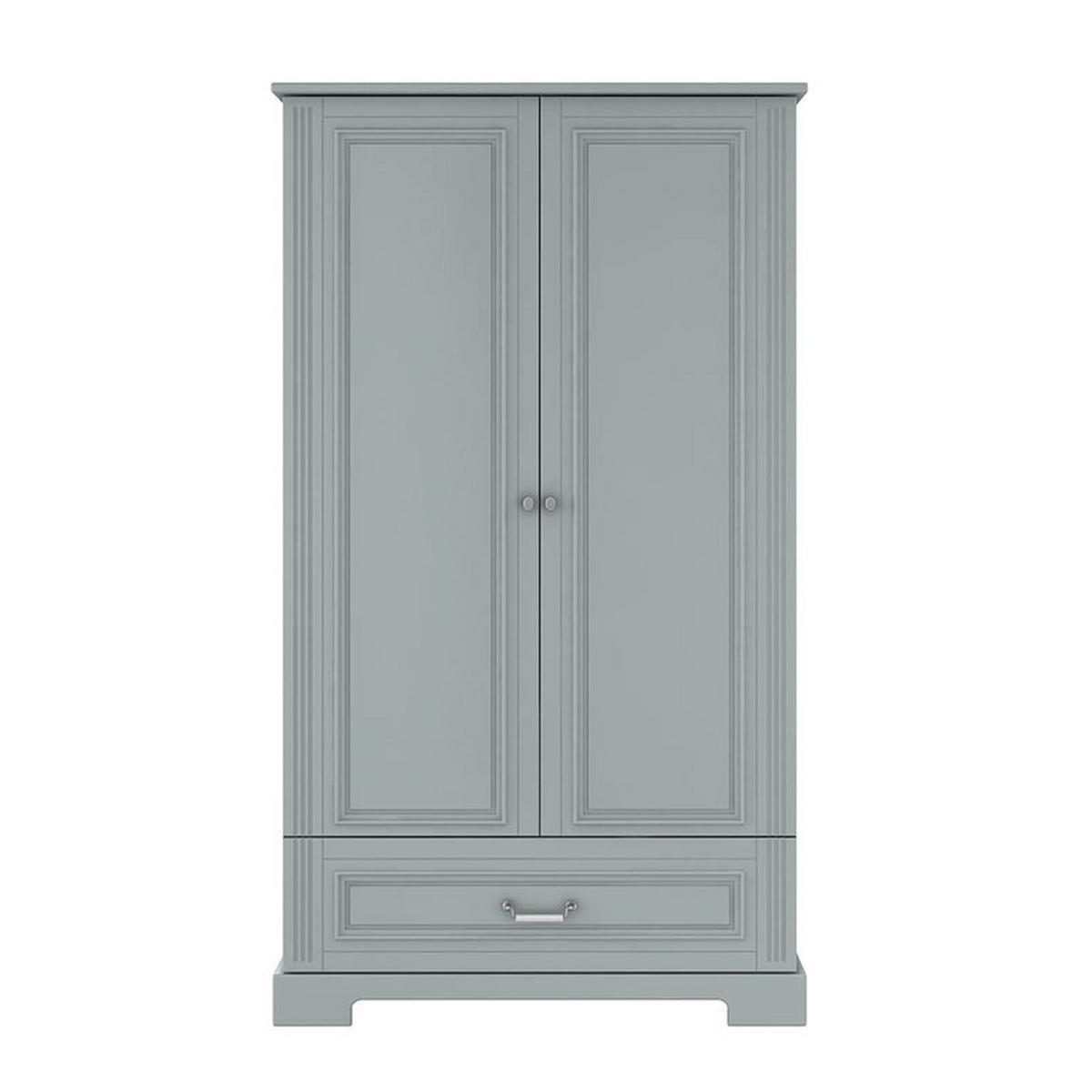 SKŘÍŇ 2DVEŘOVÁ Šedá - šedá, kompozitní dřevo (102/180/51cm) - Petits-meubles