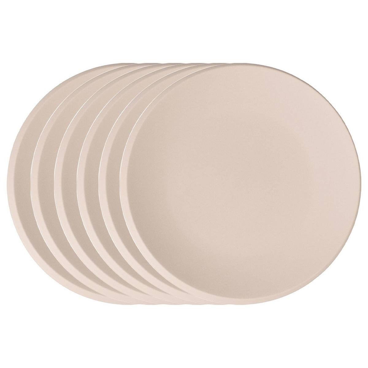 SPEISETELLER NewMoon beige ø 27 cm 6er Set - Beige, Keramik (27cm) - Villeroy & Boch