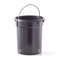 BADEZIMMERKORB Müllbehälter - 5 l 22/22/30 cm - Silberfarben, Metall (22/30/22cm) - ZELLER