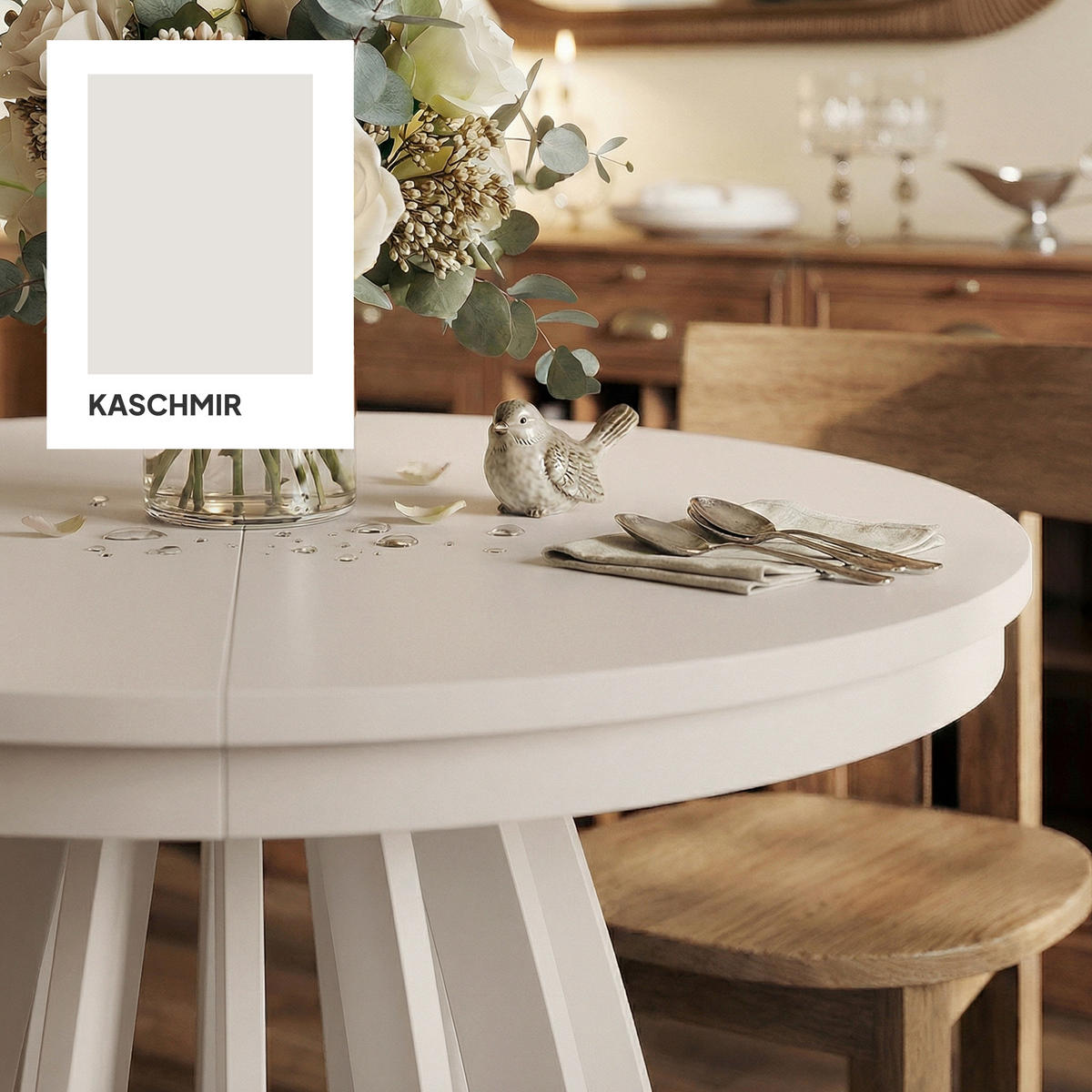 AUSZIEHTISCH VENO 100-180/76 cm Kaschmir - Kaschmir, Holzwerkstoff (100/100/76cm) - Idohome