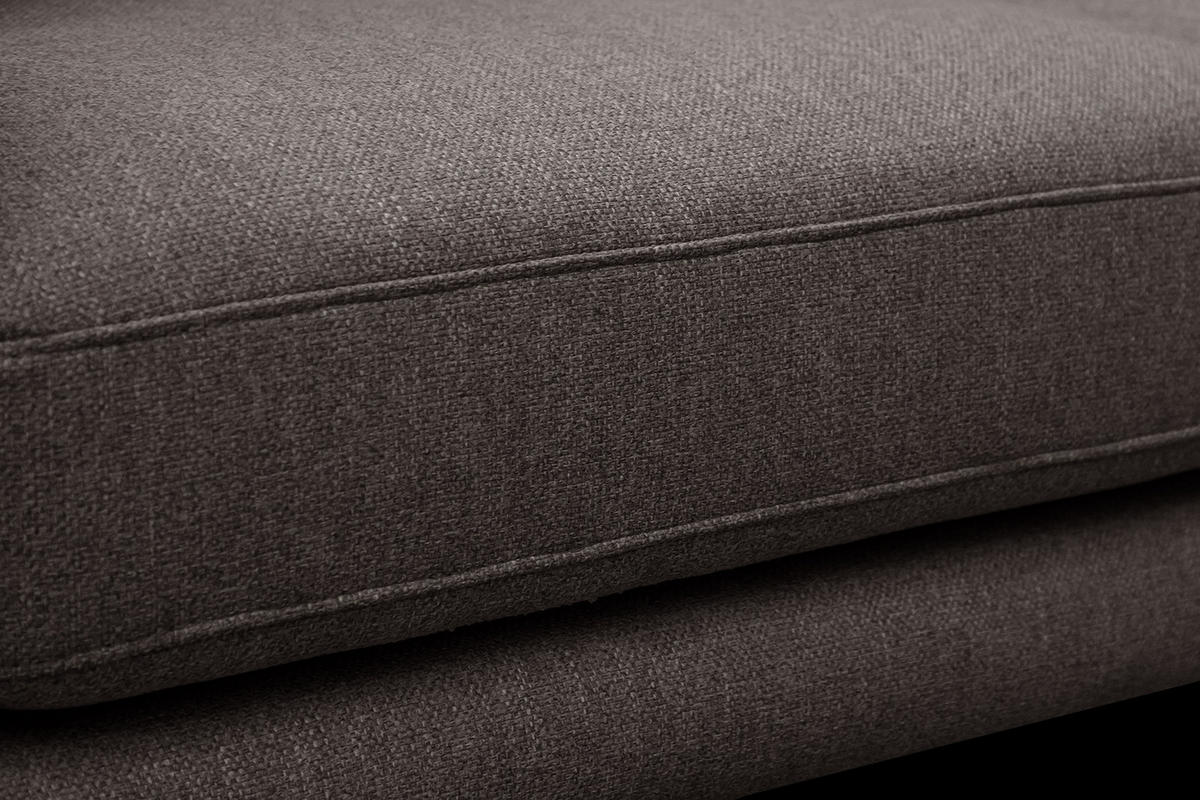 SOFA MEDIOLANE 2,5-Sitzer, braun - Braun, Holzwerkstoff/Textil (203/87/96cm) - Courtois Laville