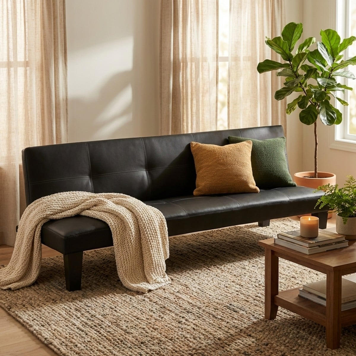 SCHLAFSOFA aus Kunstleder Topazio - - Multicolor, Leder (165/67/70cm) - Pasmara