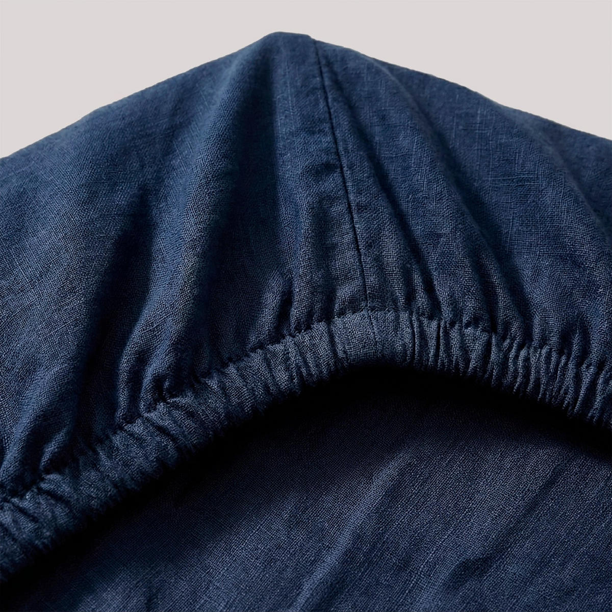 SPANNBETTLAKEN Basic Dunkelblau 105x200x32 cm (Bett 105) - Dunkelblau, Textil (105/200cm) - Happy Friday