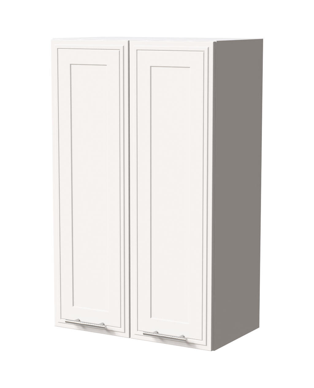 HÄNGESCHRANK Salo W4/60 Weiß / Weiß Matt 60 / 32,5 / 96cm - Weiß, Holz/Holzwerkstoff (60/96/32.5cm) - Feldmann-Wohnen