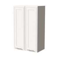 HÄNGESCHRANK Salo W4/60 Weiß / Weiß Matt 60 / 32,5 / 96cm - Weiß, Holz/Holzwerkstoff (60/96/32.5cm) - Feldmann-Wohnen