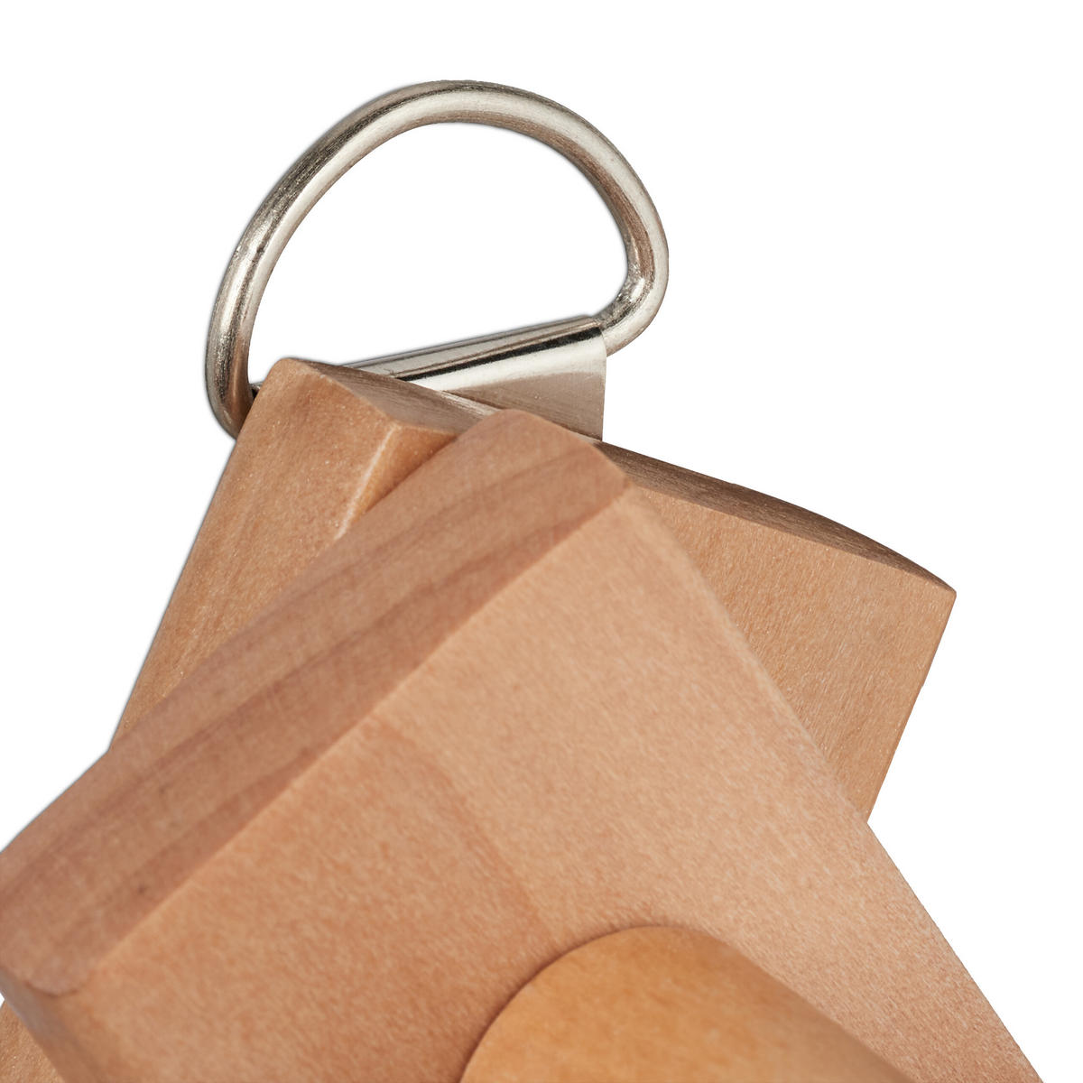 WANDGARDEROBE - Hellbraun, Holz (182.5/7.5/7.5cm) - Relaxdays