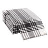 GESCHIRRTÜCHER, 5er-Set, 50x70 cm, 100% Baumwolle, Schwarz - Schwarz, Textil (50/70cm) - Zollner
