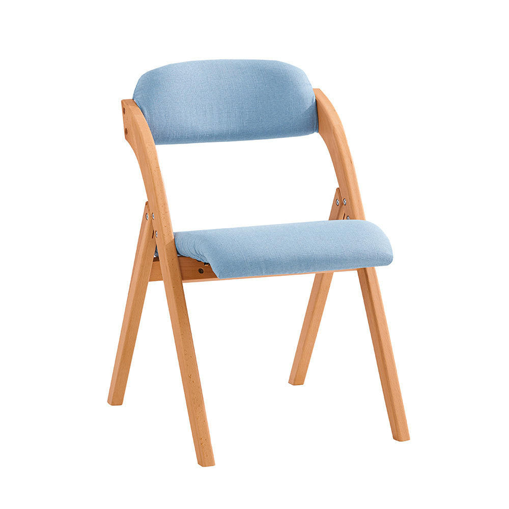 KLAPPSTUHL Blau - Blau, Holz (47/93/8cm) - SoBuy