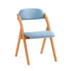 KLAPPSTUHL Blau - Blau, Holz (47/93/8cm) - SoBuy