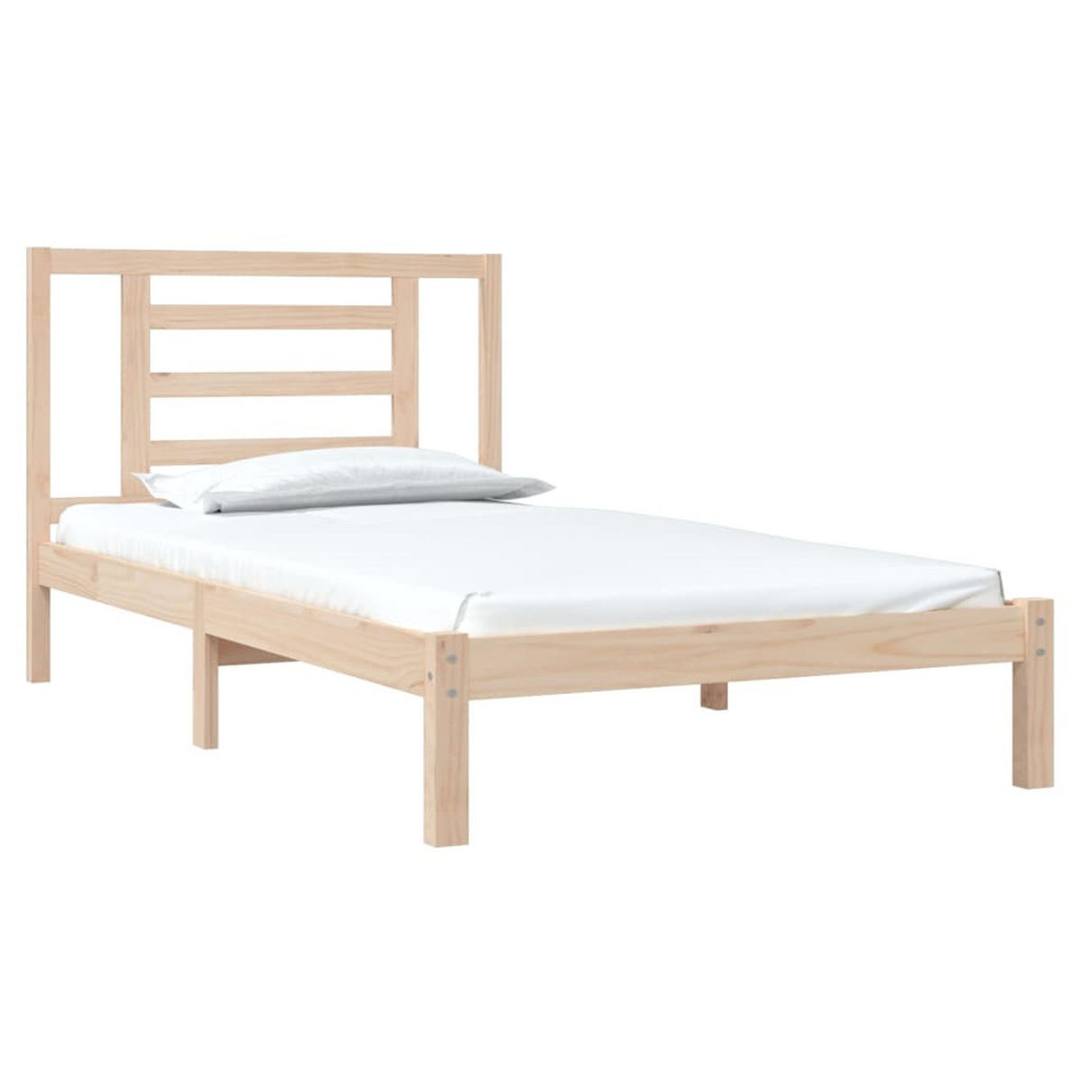 BETT Neary 95.5/205.5 cm - Braun, Holz (90/200cm) - Nettlife