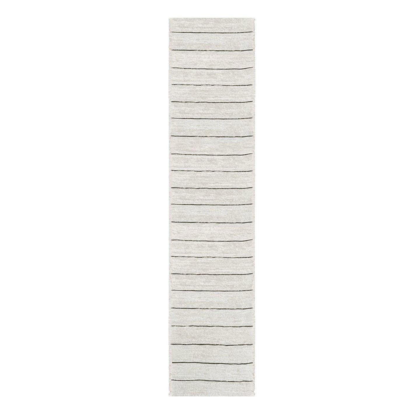 TEPPICH Baumwolle recycelt handgewebt beige - Beige, Naturmaterialien (60/200cm) - AFK Living