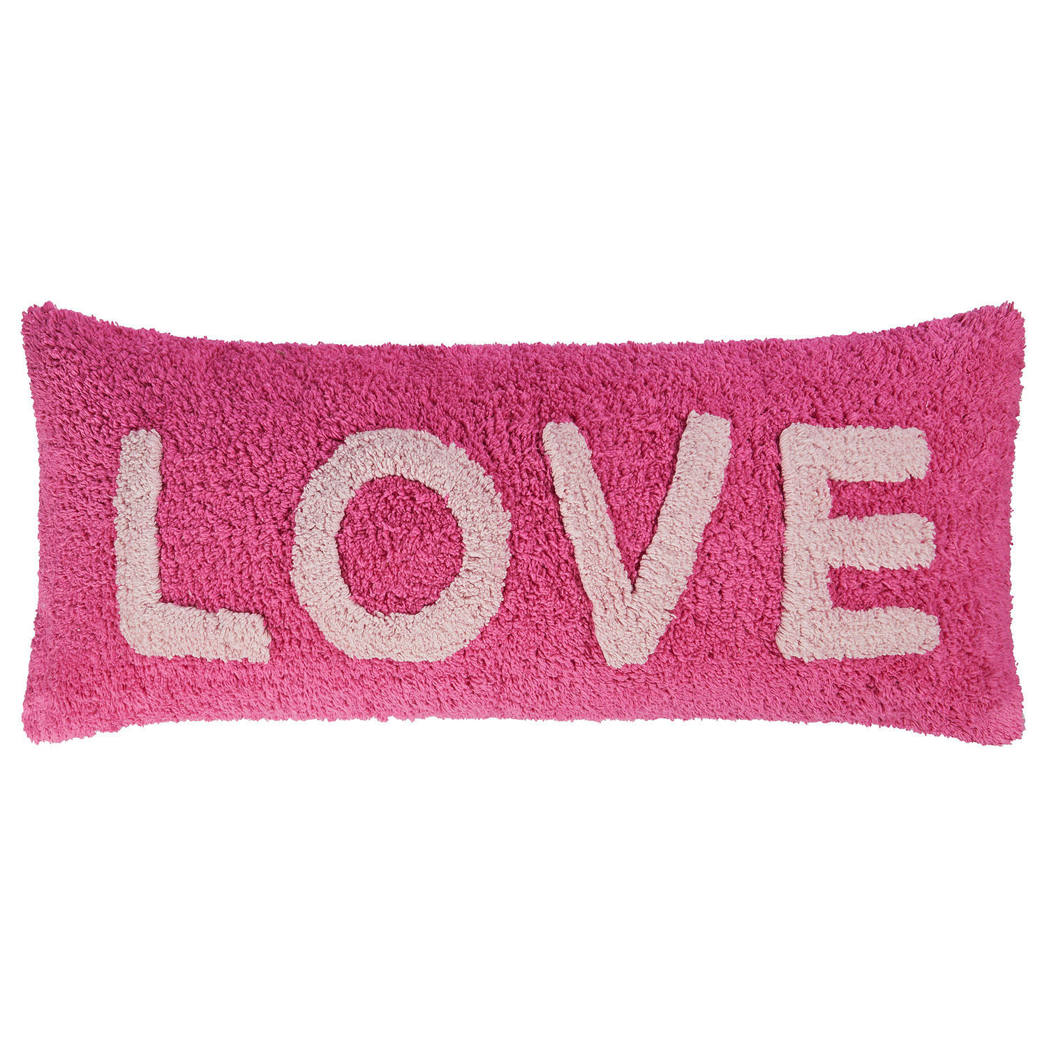 KISSEN Tufted Love - Pink, Textil (70/30cm) - Butlers