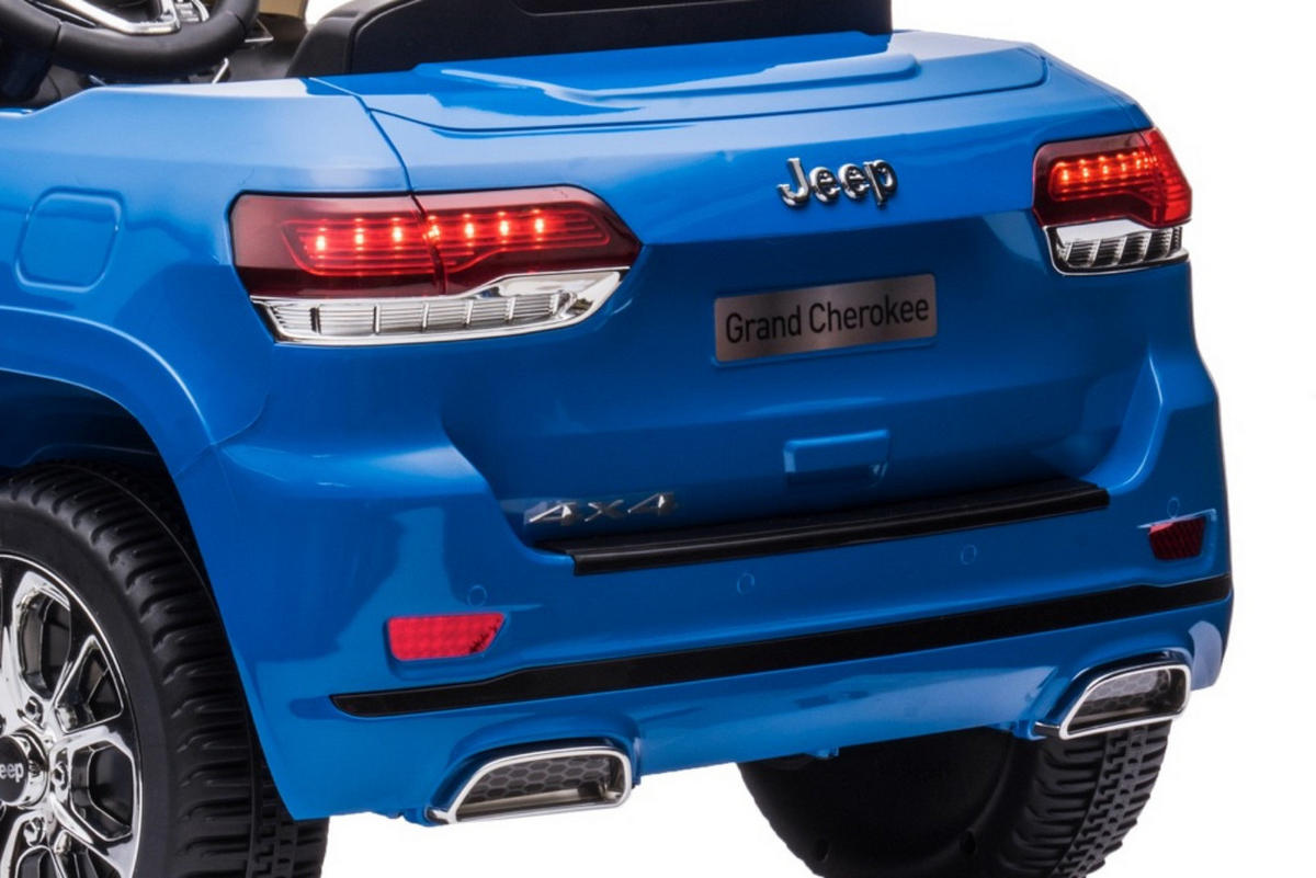 KINDER ELEKTROAUTO Jeep Grand Cherokee blau - Blau, Kunststoff (114/76/58cm) - TPFLiving