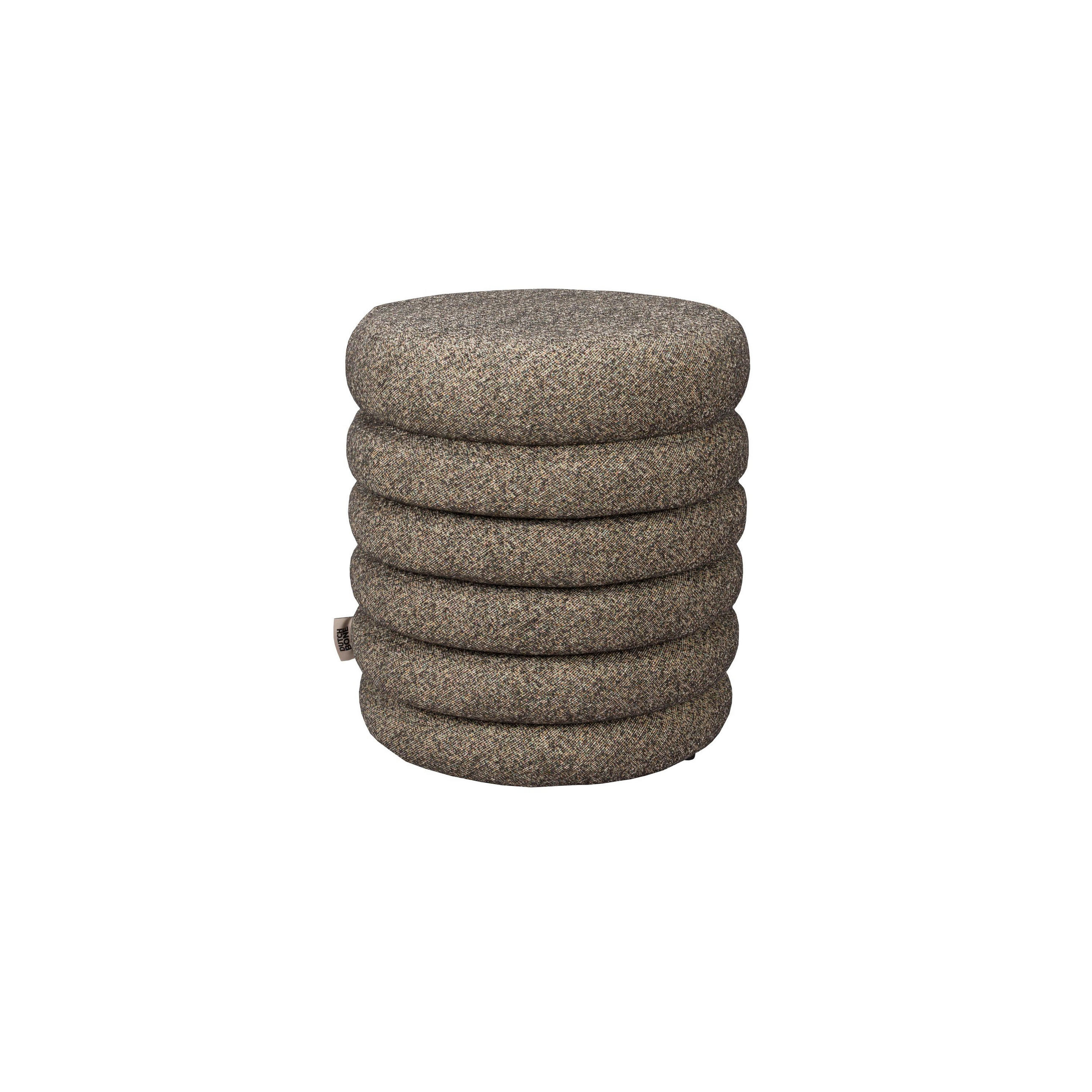 Dutchbone Sitzhocker Schwarz 37x43x37 cm