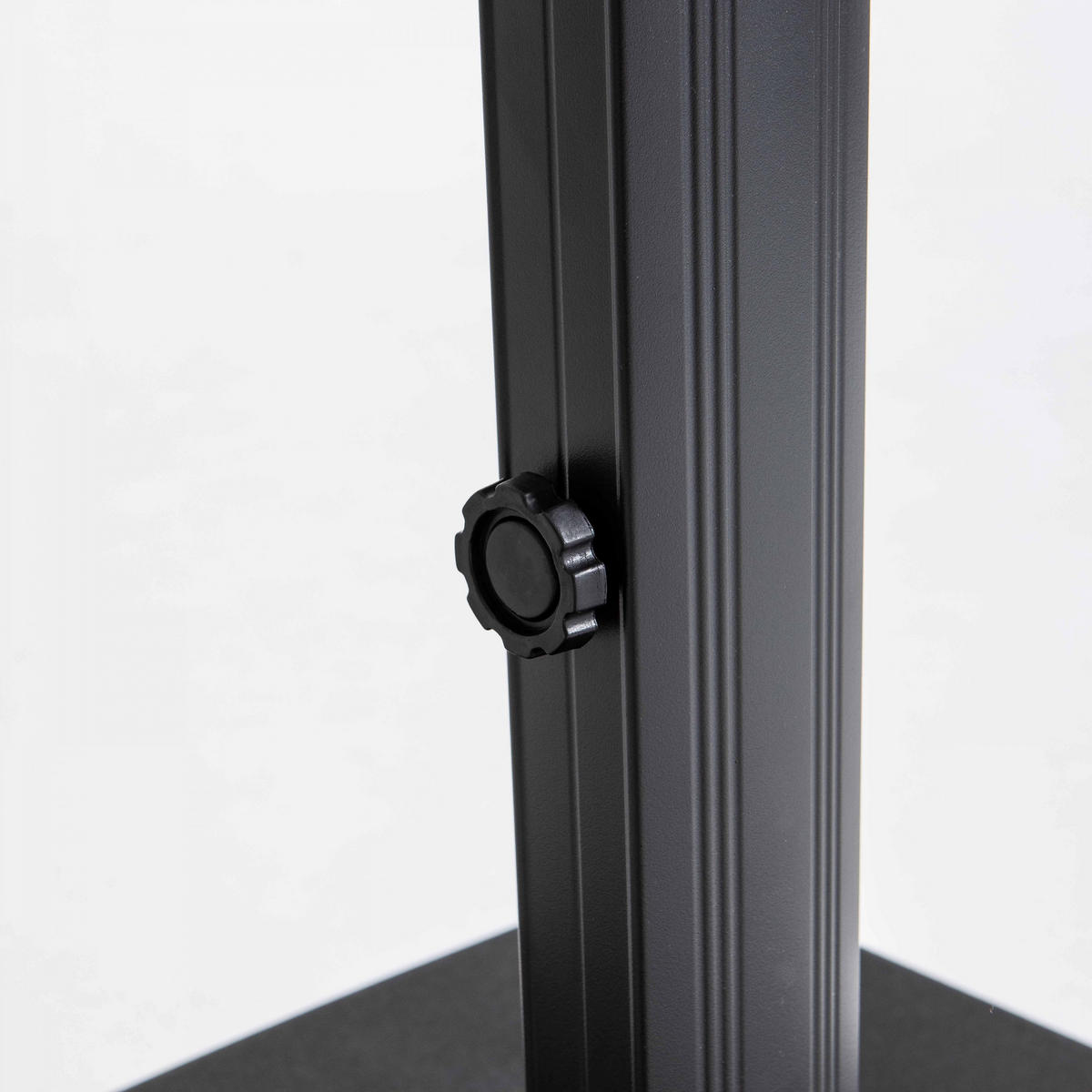 SONNENSCHIRM 2x3m mit 4 Gewichtsplatten, Weiß - Weiß, Metall (300/200cm) - Oviala