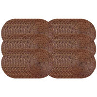 PLATZMATTEN Sorella dunkelbraun ø 35 cm - Dunkelbraun, Naturmaterialien (35cm) - Ritzenhoff Breker
