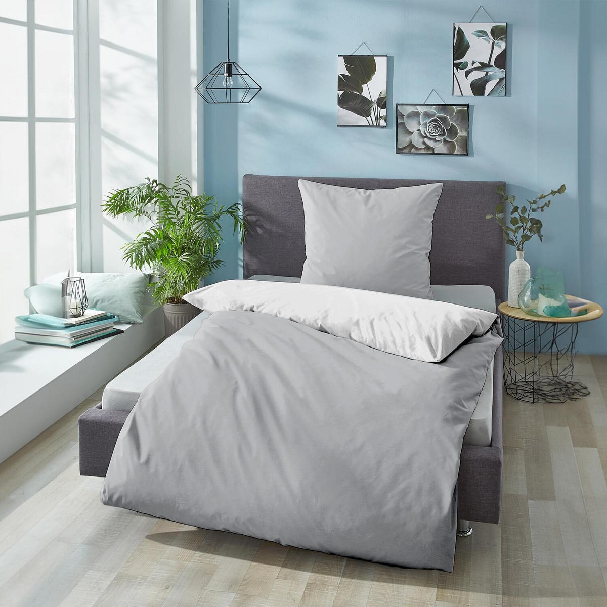BETTWÄSCHE Smart 135x200 cm - Weiß, Textil (135/200cm) - Sleezzz