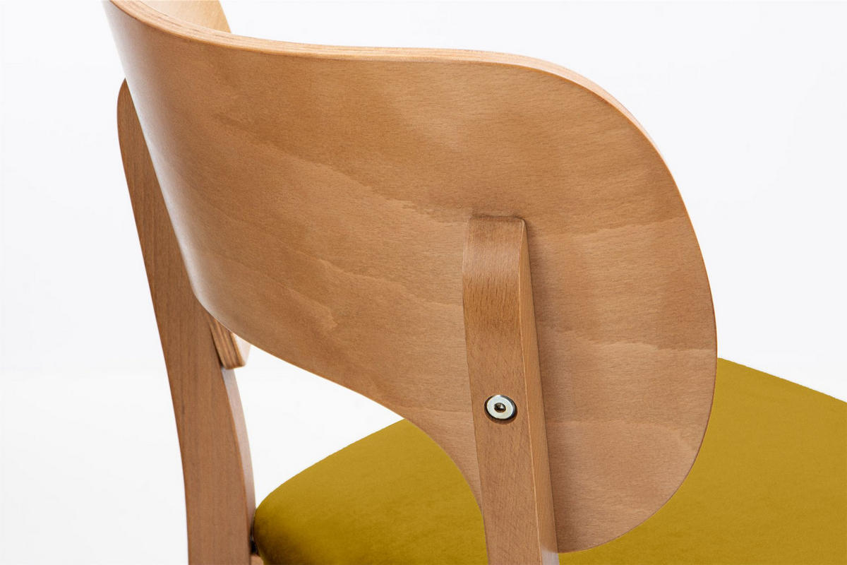 ESSZIMMERSTÜHLE LYCO (2er-Set), honig / Eiche hell - Eichefarben/Honig, Holz/Buchenholz (47/81/45cm) - KONSIMO®