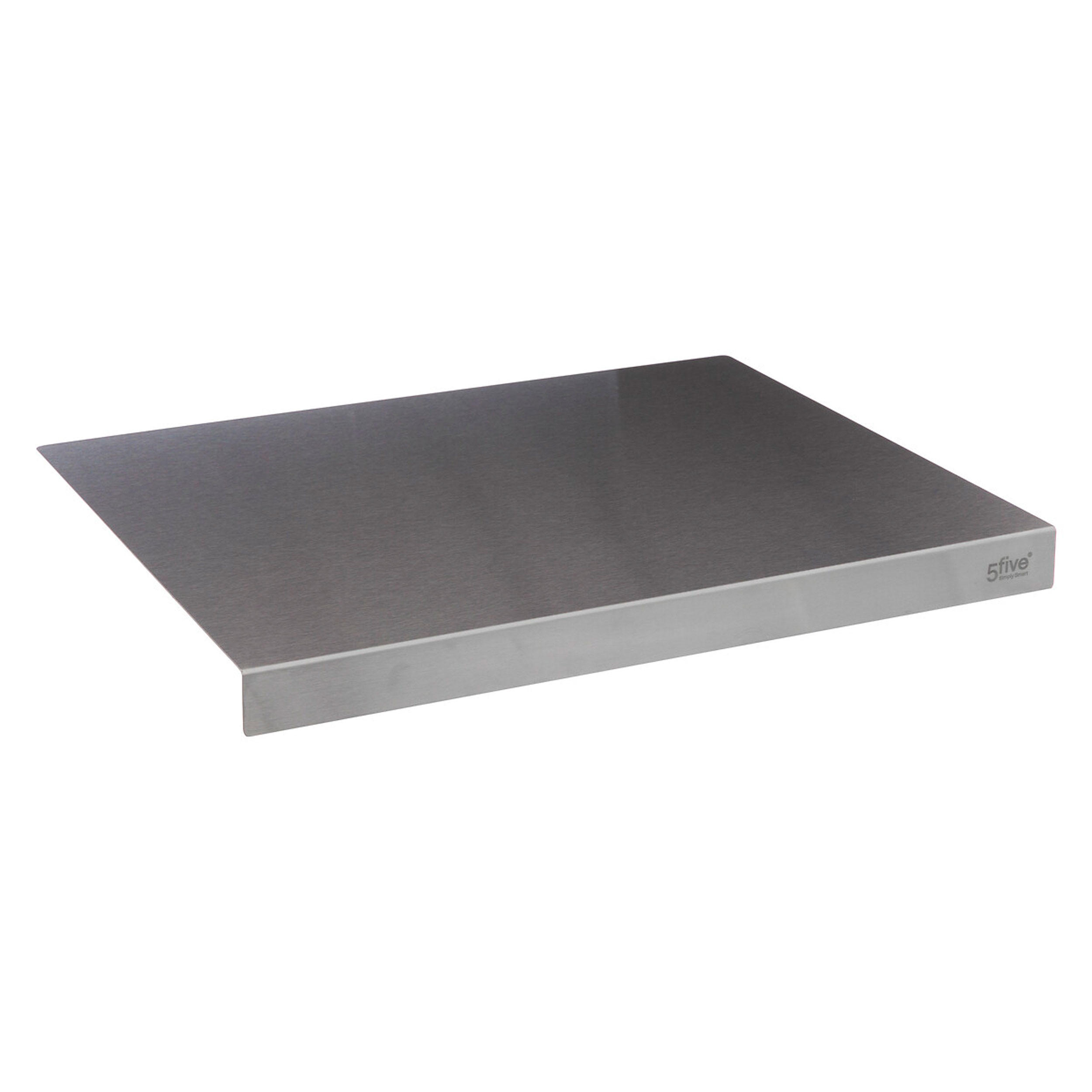 KÜCHENUNTERLAGE, Edelstahl, Silberfarben, 50 x 40 cm - Silberfarben, Metall (4.1/43/52cm) - 5five Simply Smart