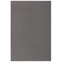 BASIC VELOURS TEPPICH CARLA - Anthrazit, Textil (100/100cm) - Snapstyle
