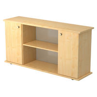 SIDEBOARD mit 2 Flügeltüren 44,8/166,1/84 cm in Ahornfarben Knauf/Streifengriff - Ahornfarben, Holzwerkstoff (166.1/84/44.8cm) - bümö