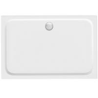 ACRYL Duschwanne Rea Belmond White 90x120 Chrom Abdeckung - Weiß, Keramik (120/5/90cm) - REA