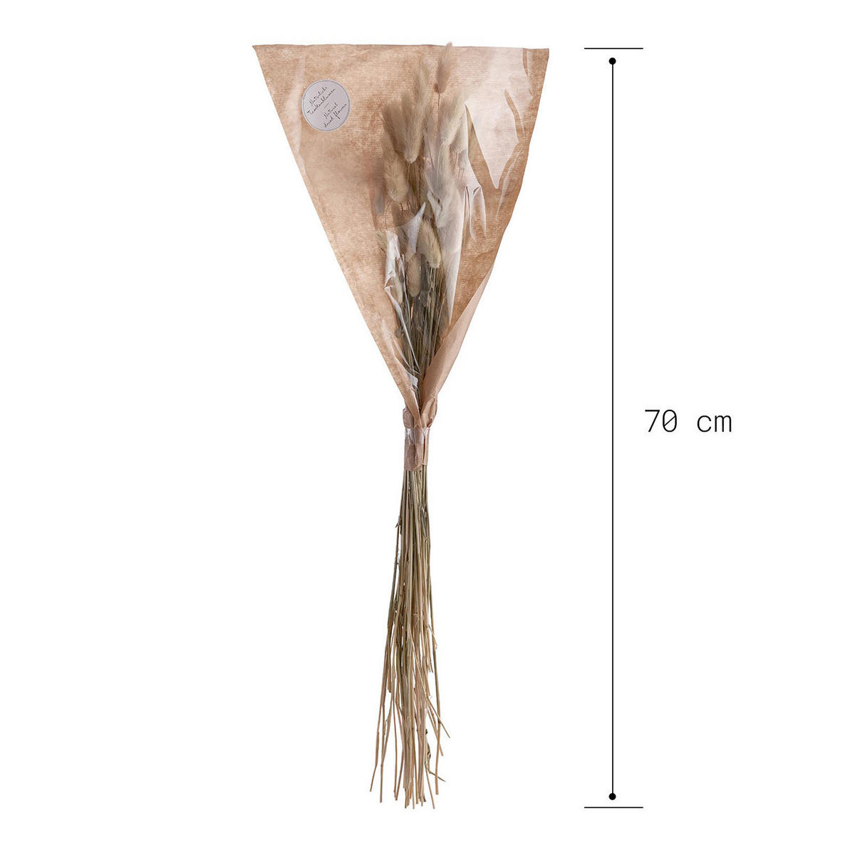 TROCKENBLUMEN LAGURUSGRAS Flower Market - Braun, Naturmaterialien (1cm) - Butlers