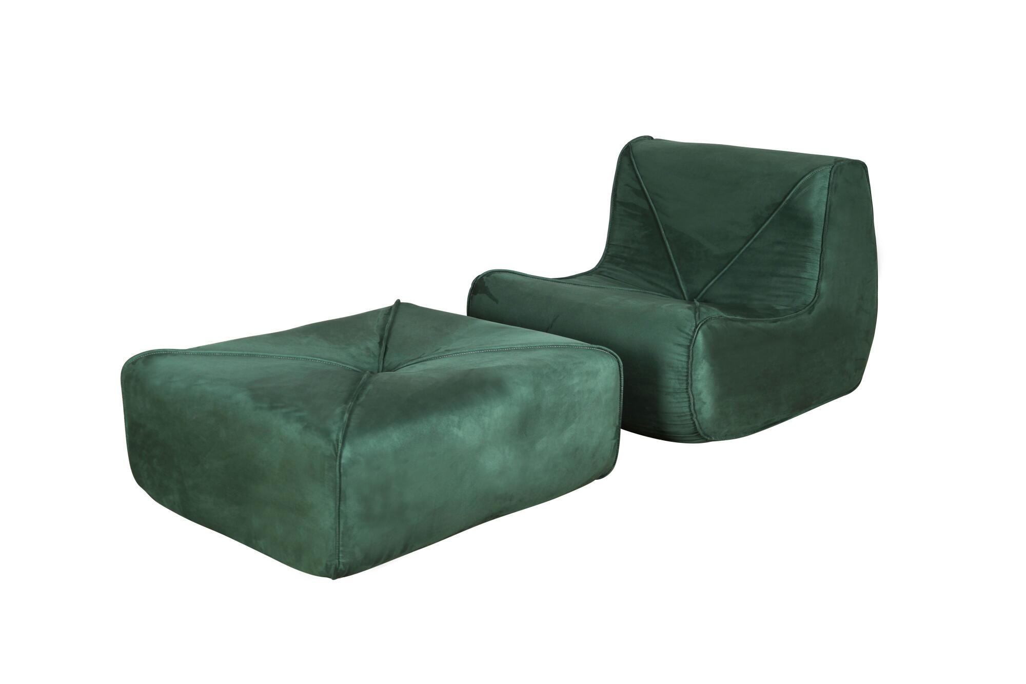 SESSEL NUA Grün 86x102x70 cm - Grün, Textil (86/70/102cm) - FURNLUX