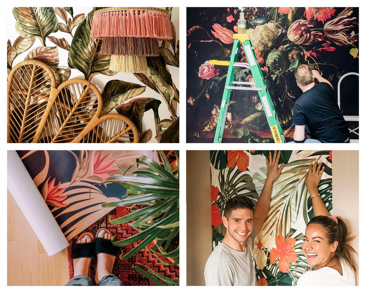 FOTOTAPETE 104x70 cm - Küstenherbst - Gelb, Textil (104/70cm) - Wallfluent