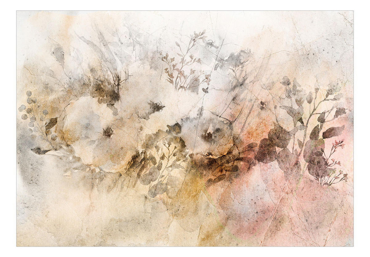SELBSTKLEBENDE FOTOTAPETE 245/175 cm - Braun/Grau, Kunststoff/Textil (245/1cm) - KUNSTLOFT