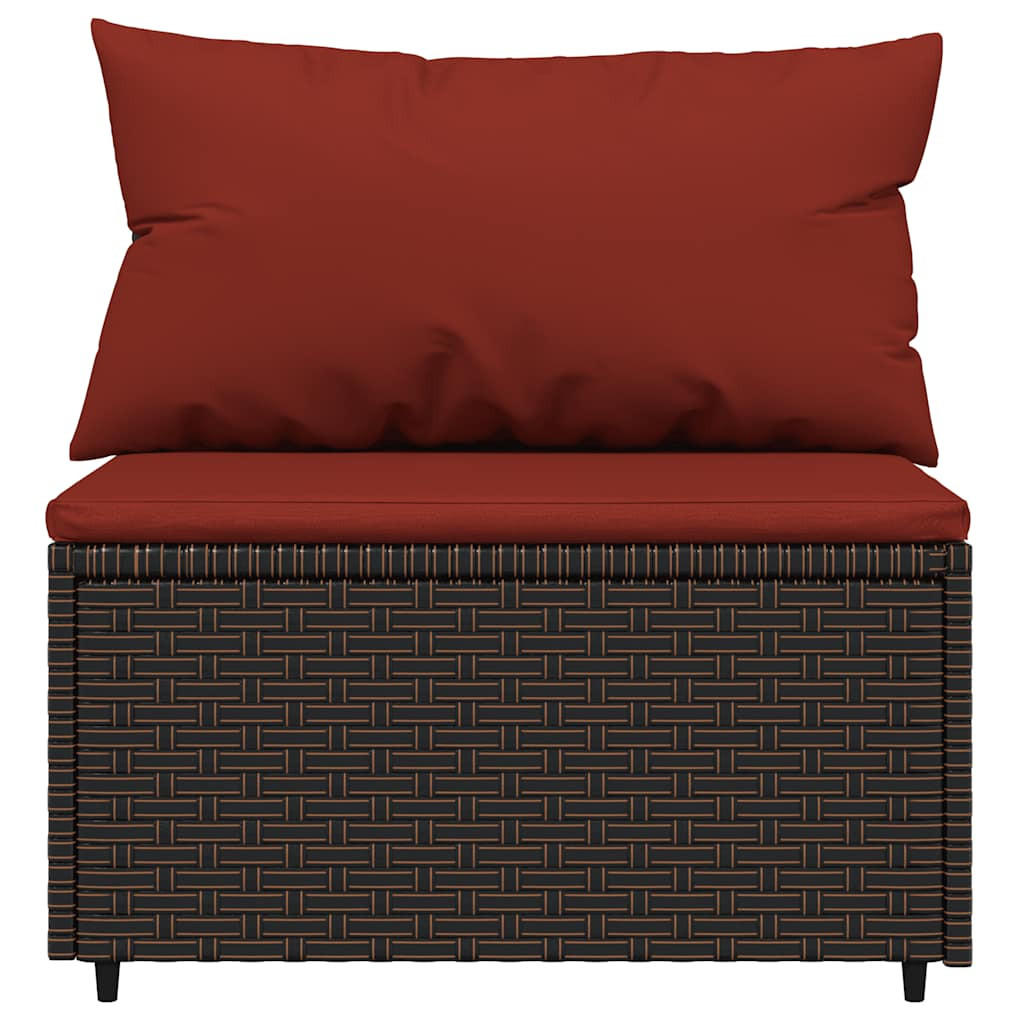 vidaXL Garten-Lounge-Set Braun