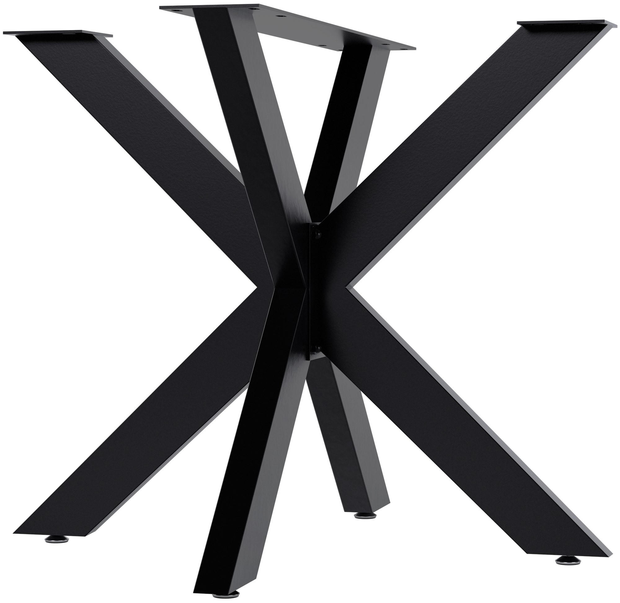 Deluke Tischgestell Schwarz 85x71x85 cm