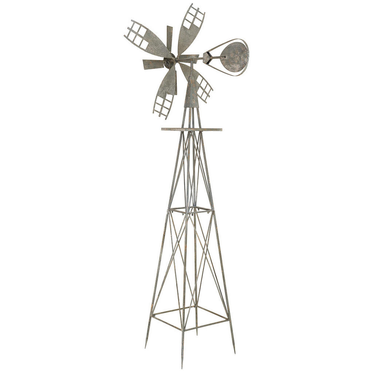 DEKORATIVE FIGUR, 69x59x175cm - Grau, Metall (69.22/175.26/59.06cm) - Wanderlust