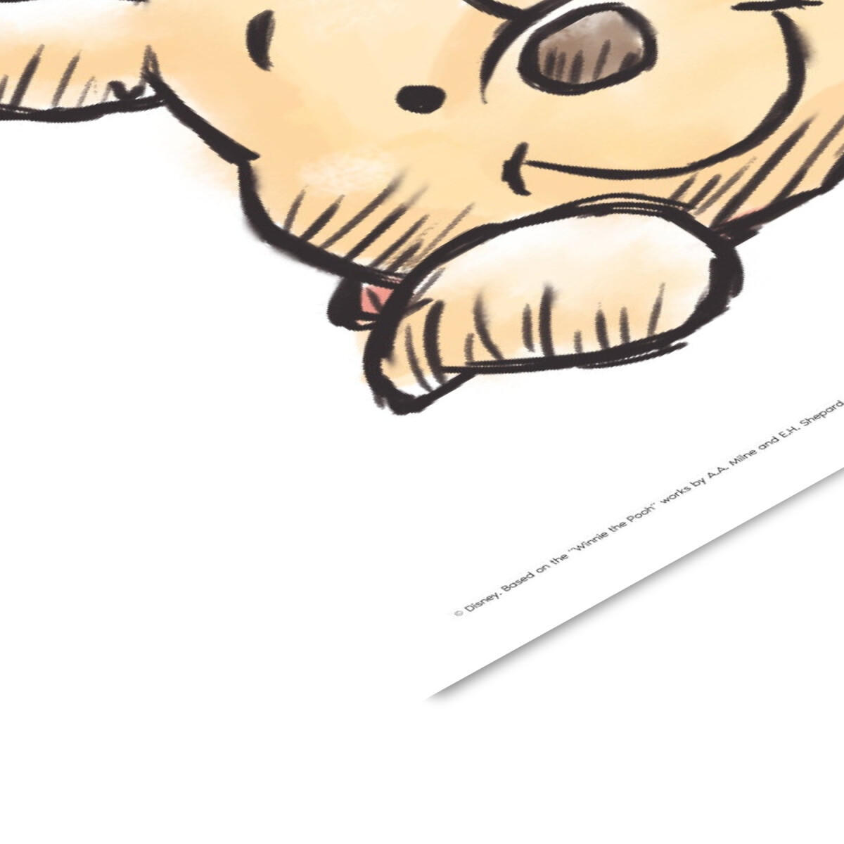 POSTER Disney - Just Being Winnie the Pooh Today - Gelb, Papier (70/100/0.1cm) - Poster&Frame