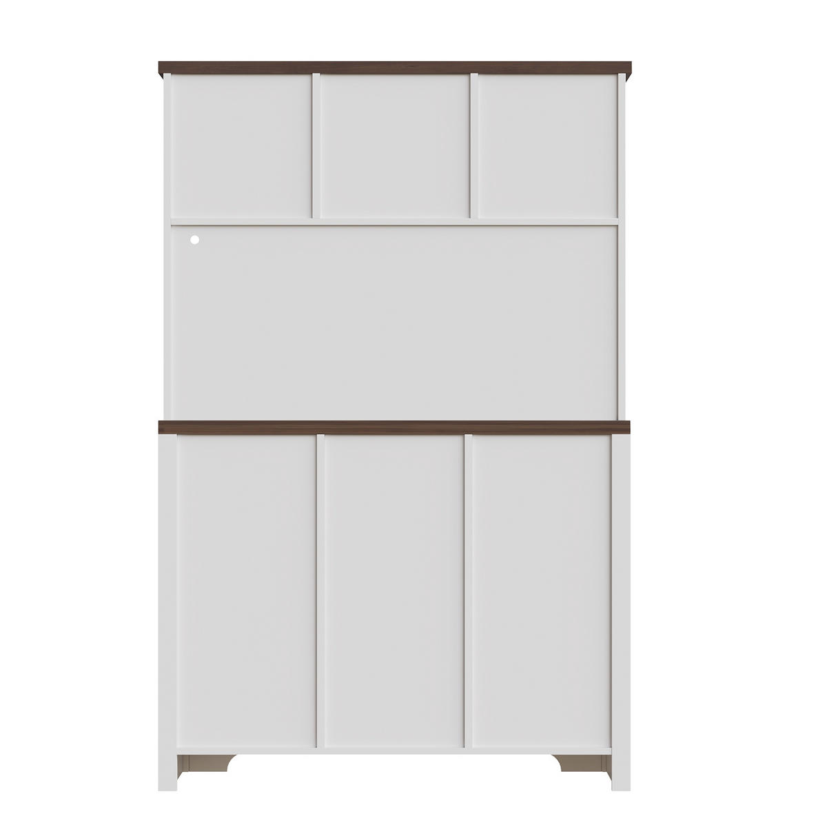 SIDEBOARD 105/40/76 cm mit 2 Türen, 3 Schubladen und offenem Fach in Rattan-Optik aus Spanplatte, Natur - Naturfarben, Holzwerkstoff (105/76/40cm) - Redom