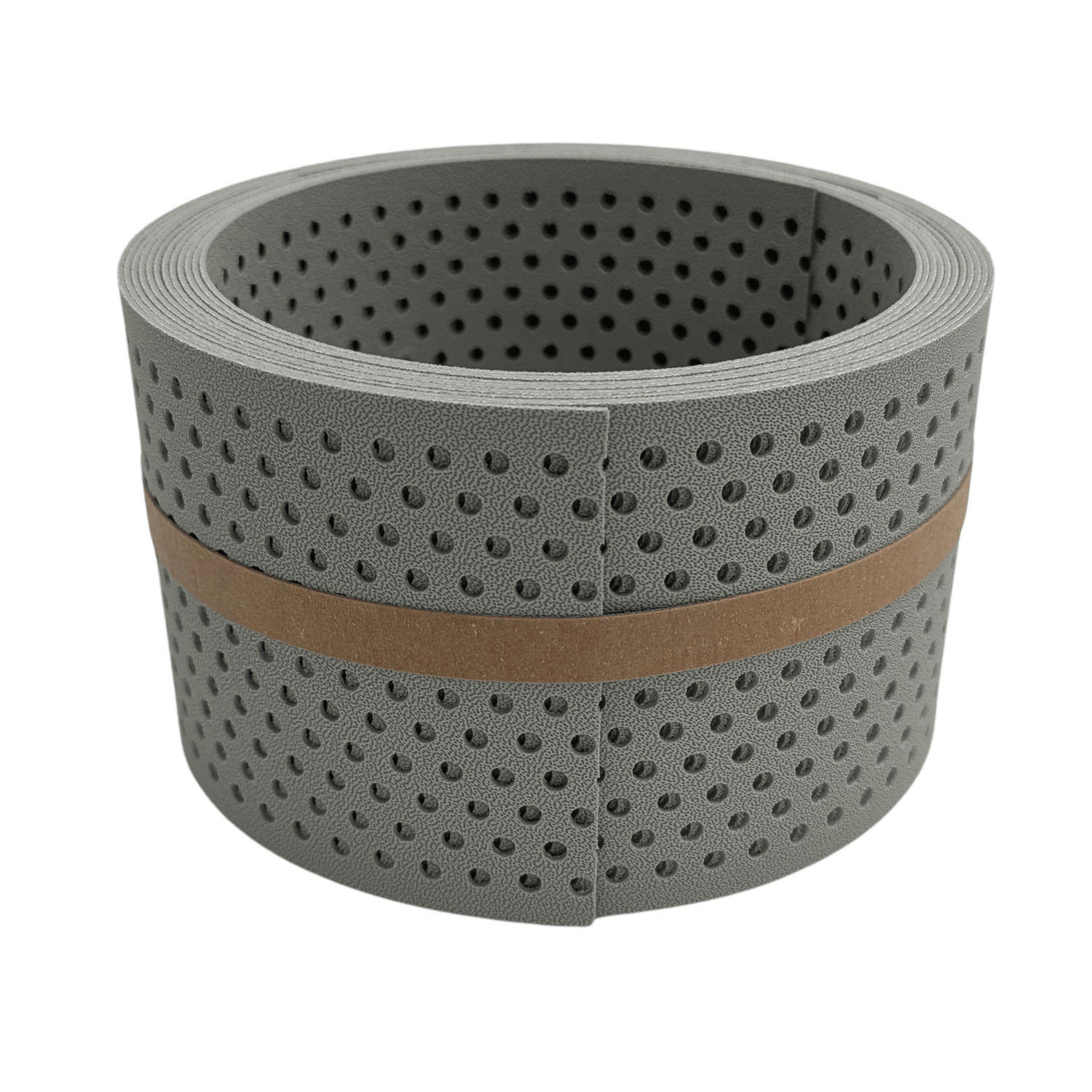 SICHTSCHUTZSTREIFEN Premium Halbe Set gelocht Einzelstreifen Steingrau 2,55m - Graubraun, Kunststoff (255/9.5cm) - ZAUN|ZU