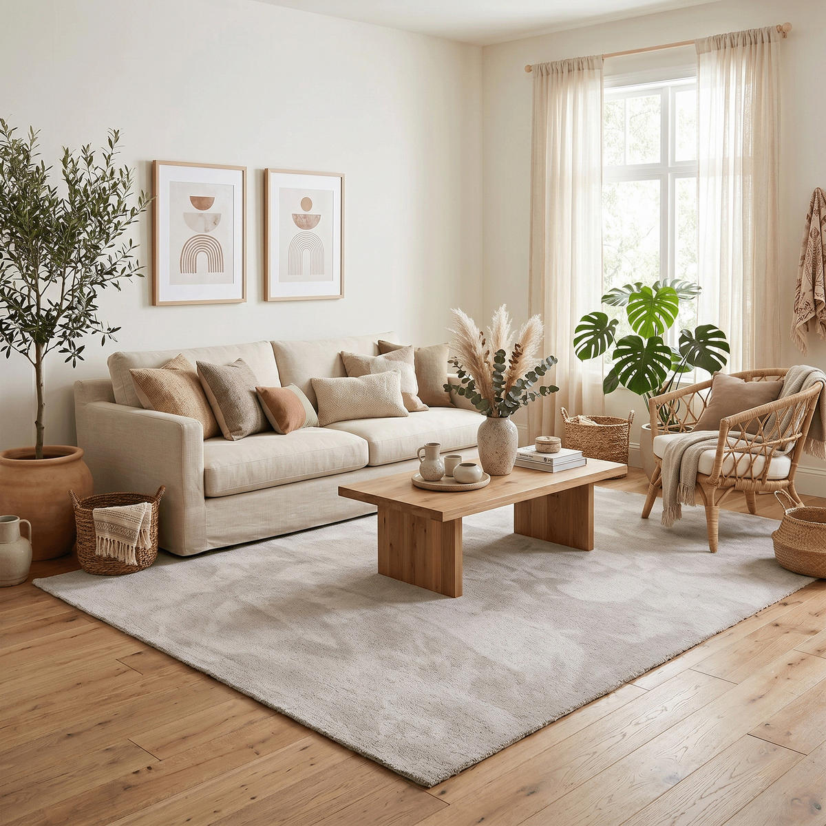 SUPER SOFT HOCHFLORTEPPICH LIVORNO - Grau, Textil (200/200cm) - Snapstyle