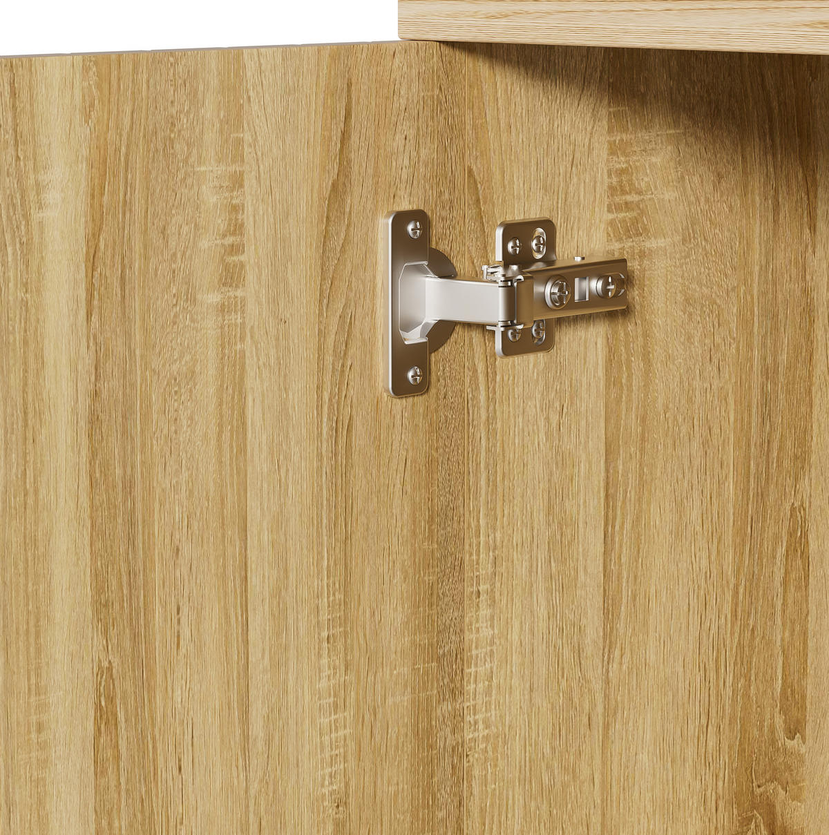 SIDEBOARD 160/36/94 cm in Holzfarbe mit 4 Türen und 4 Schubladen - Eichefarben, Holzwerkstoff (160/94/36cm) - Flora Grace